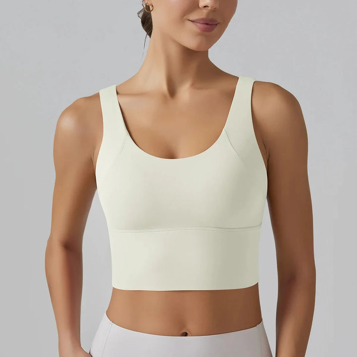 Yoga Sports Bra with Sculpted Back Support for Women