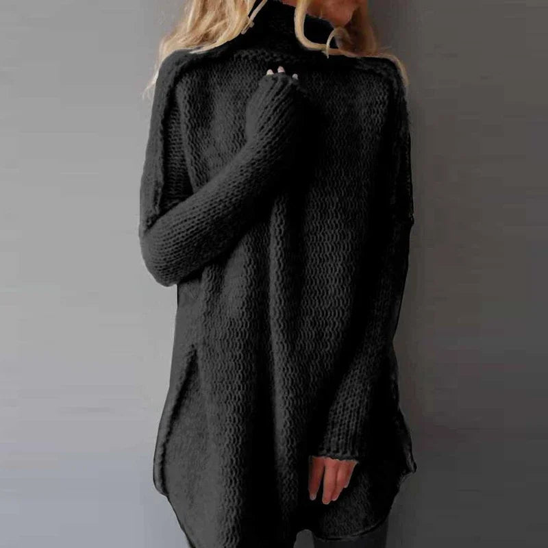 Graceful Knit Dress with Chic Warmth For Women