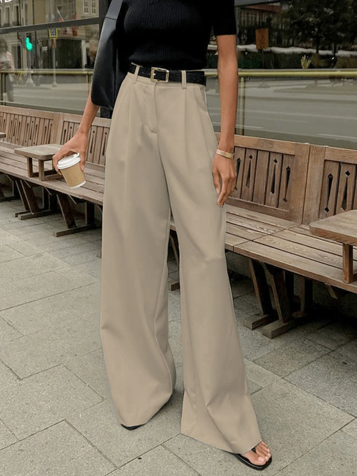 Wide Leg Pants with Flowing Silhouette for Women