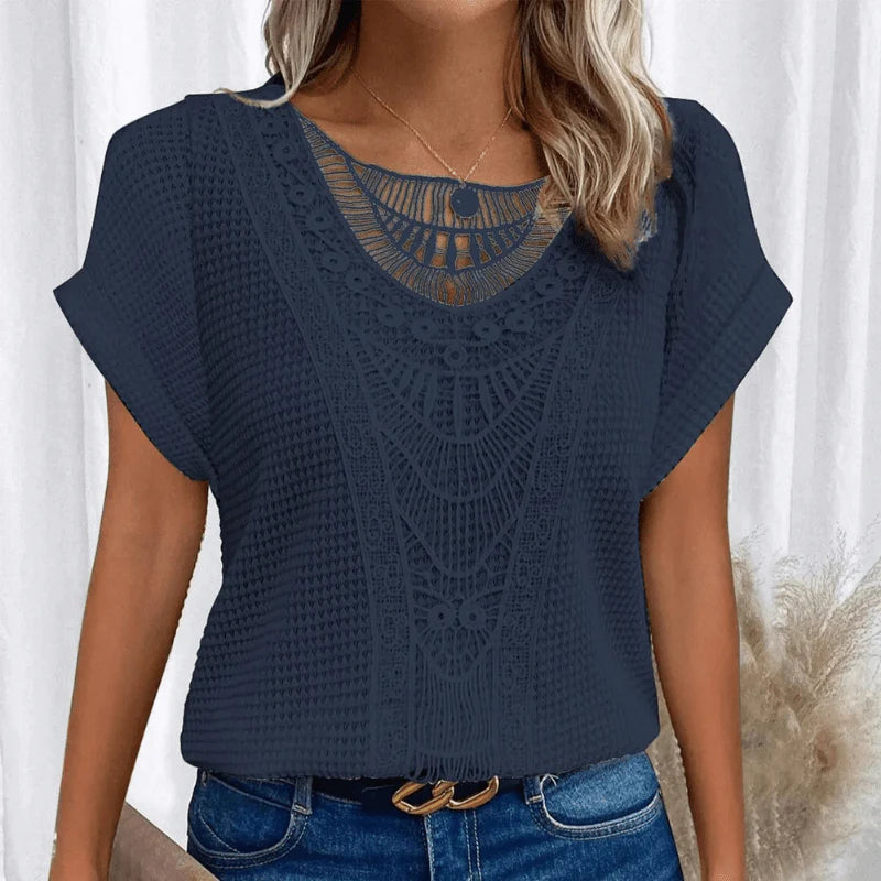 Luxurious Lightweight Blouse with Elegant Flow for Women