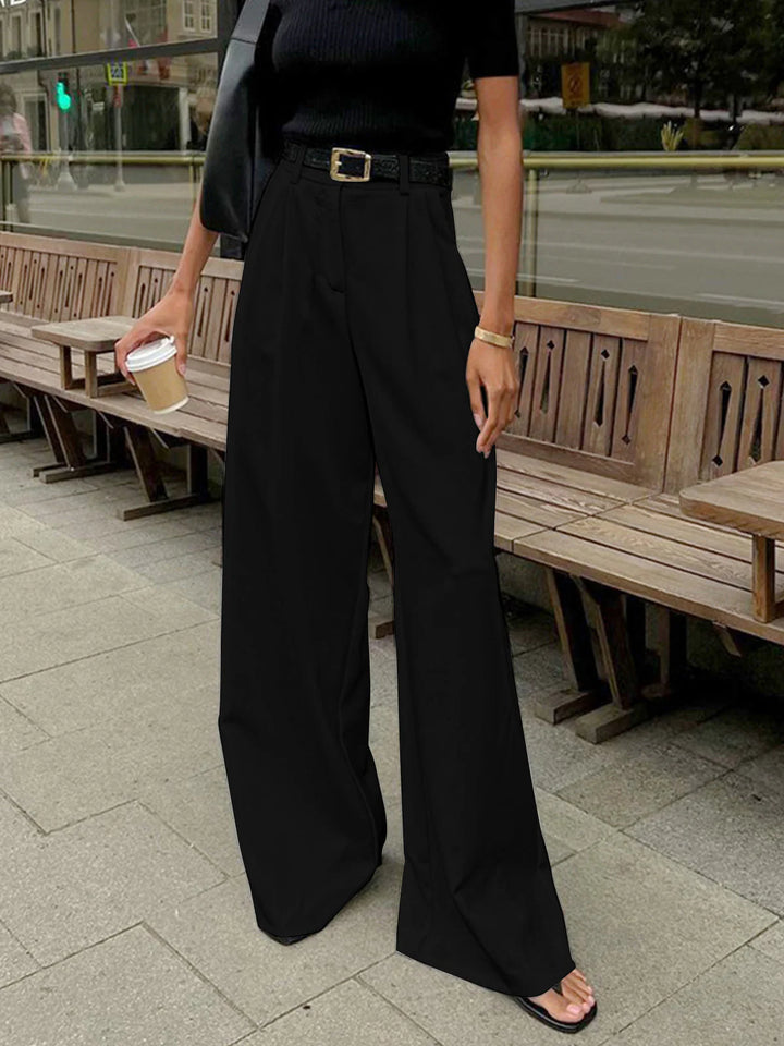 Wide Leg Pants with Flowing Silhouette for Women