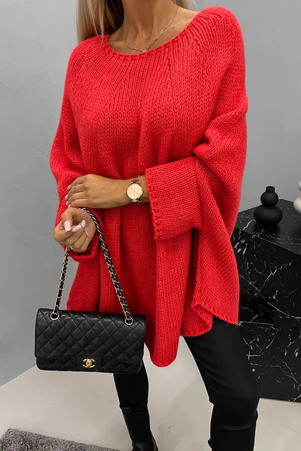 Cozy Knit Sweater with Timeless Charm For Women