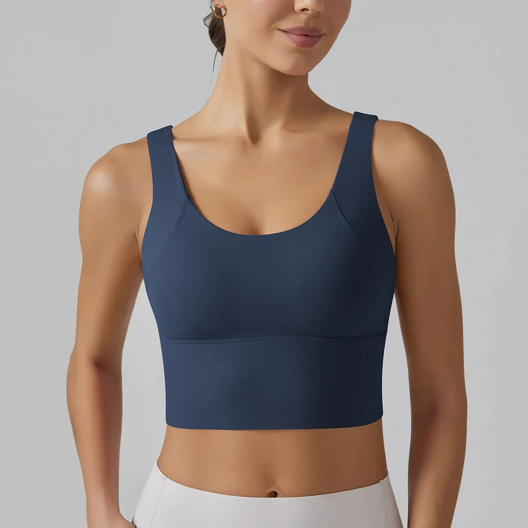 Yoga Sports Bra with Sculpted Back Support for Women