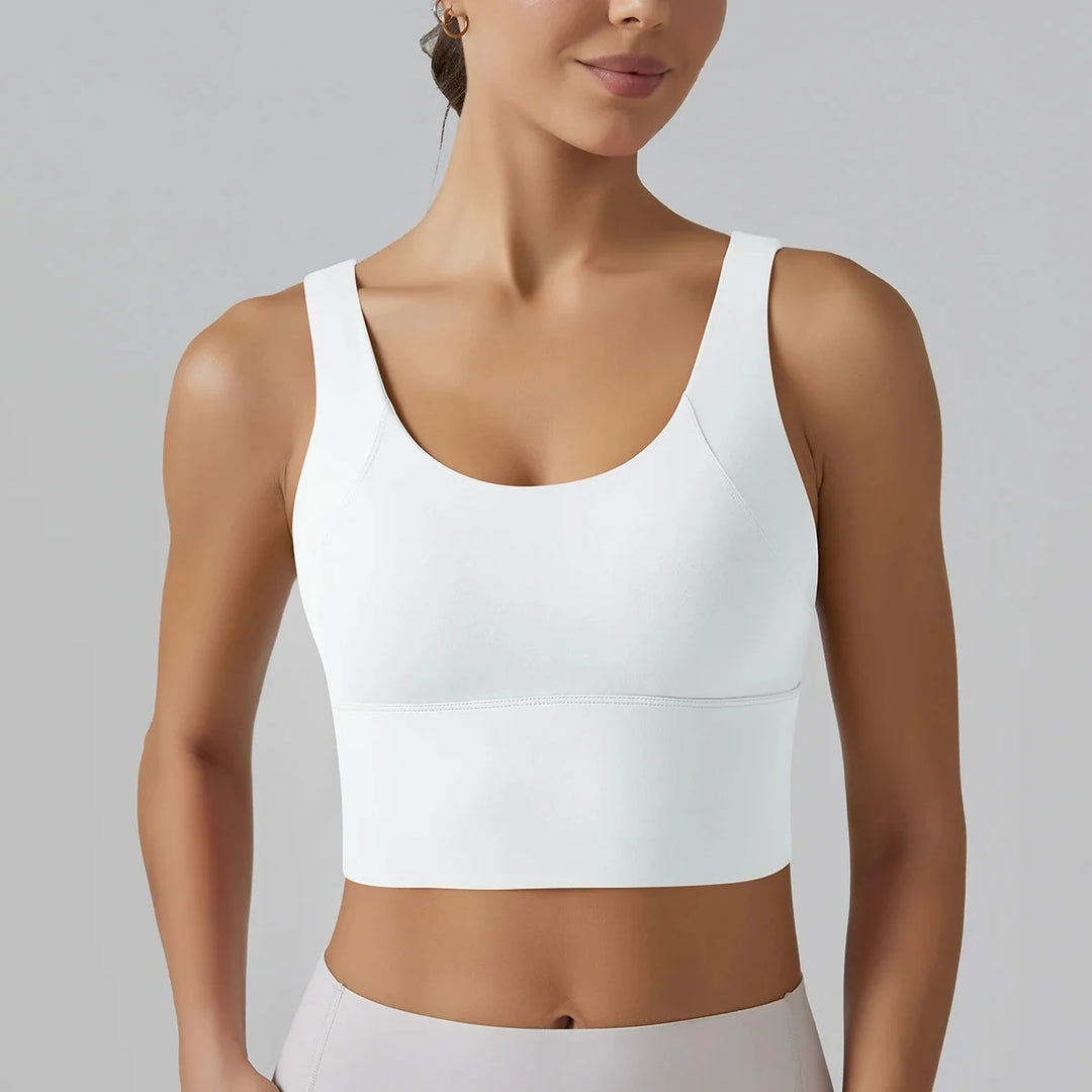 Yoga Sports Bra with Sculpted Back Support for Women