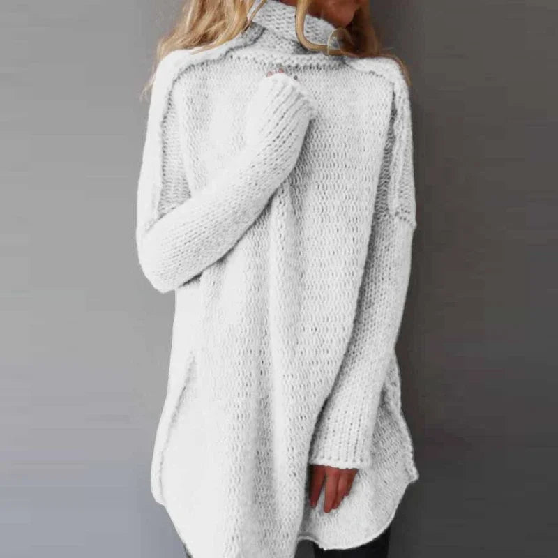 Graceful Knit Dress with Chic Warmth For Women