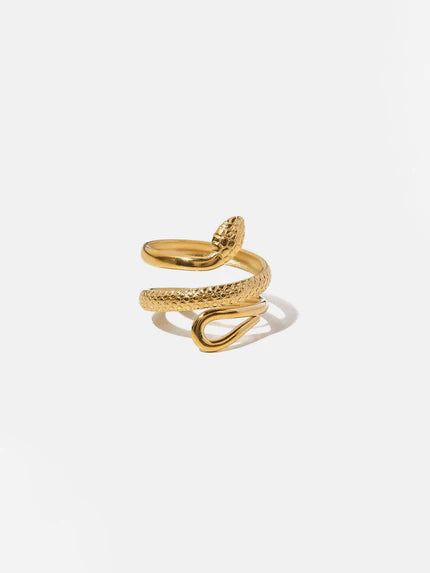 Adjustable Snake Ring with Elegant Design for Women