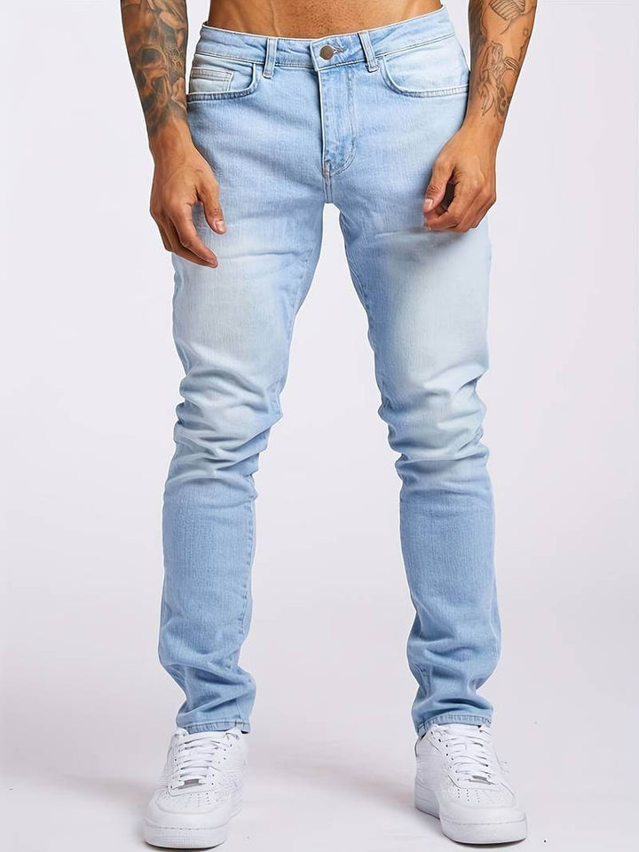 Street-Style Relaxed Jeans for Men