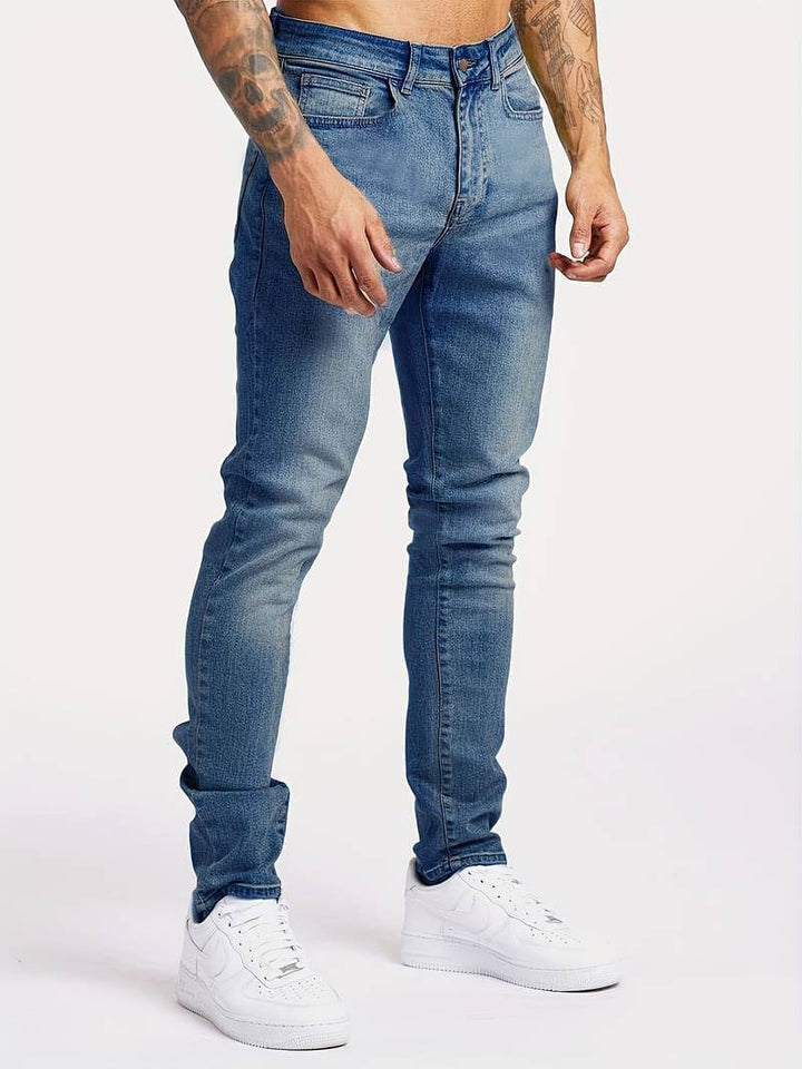 Street-Style Relaxed Jeans for Men