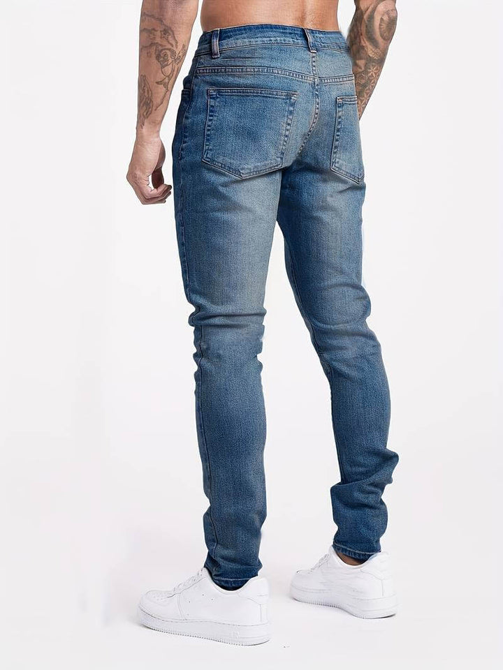 Street-Style Relaxed Jeans for Men