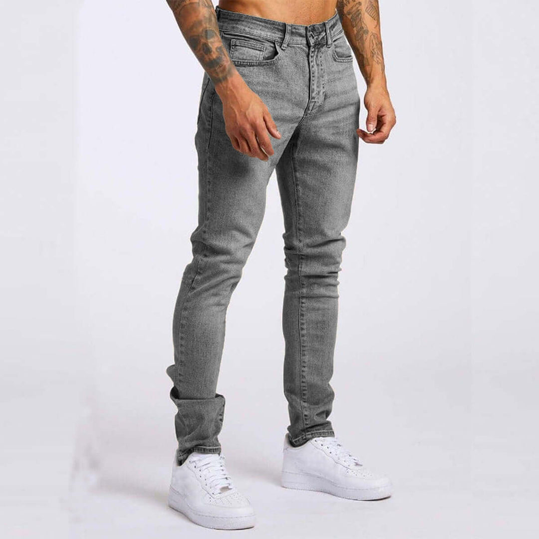 Street-Style Relaxed Jeans for Men