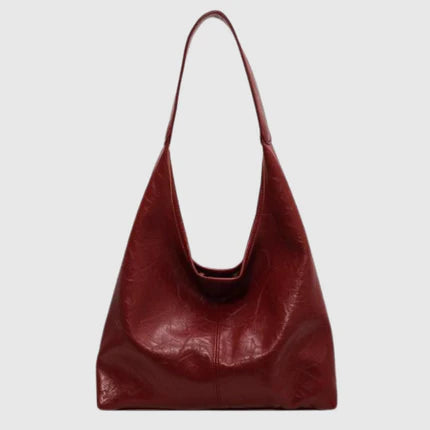 Leather Tote Bag With Modern Features For Women