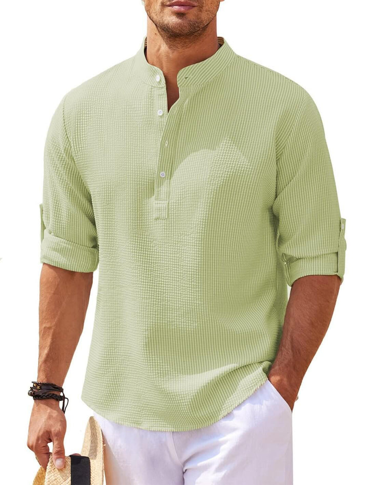 Classic Linen Long-Sleeved Shirt