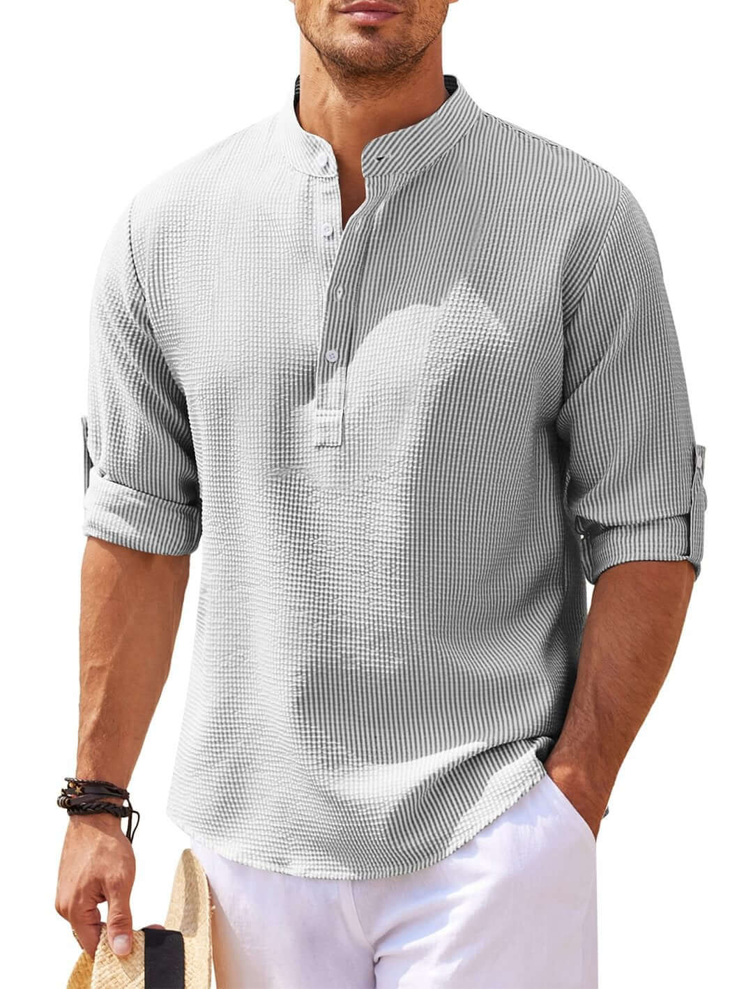 Classic Linen Long-Sleeved Shirt