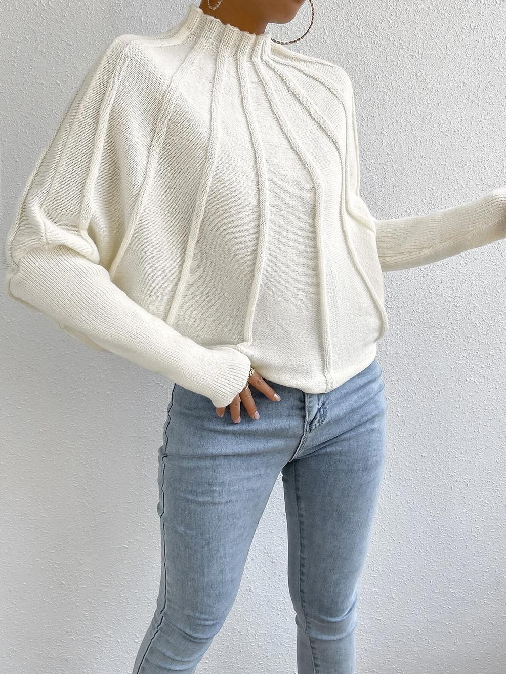 Serene Knit Sweater with Chic Warmth For Women