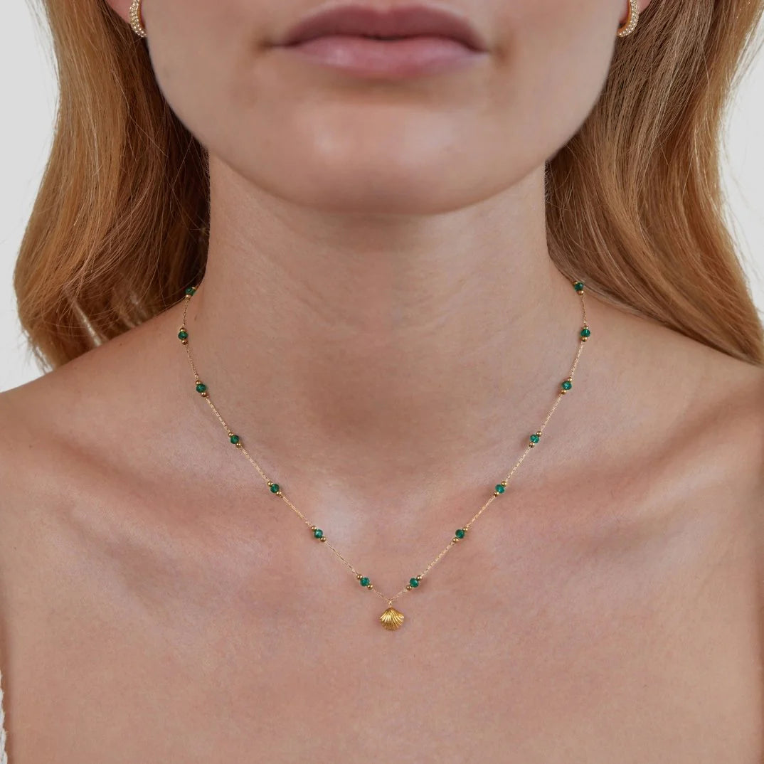 Radiant Gold Plated Layered Necklace with Graceful Elegance for Women