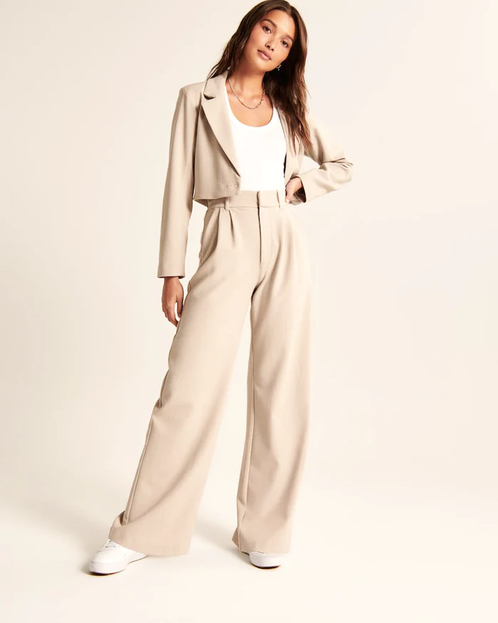 Wide-Leg Relaxed Pants for Women