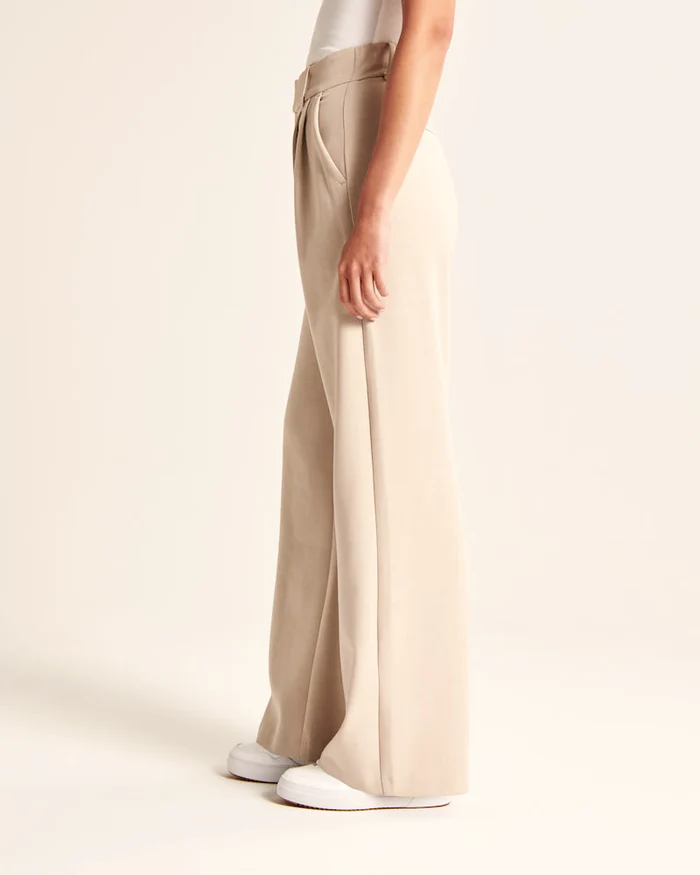 Wide-Leg Relaxed Pants for Women