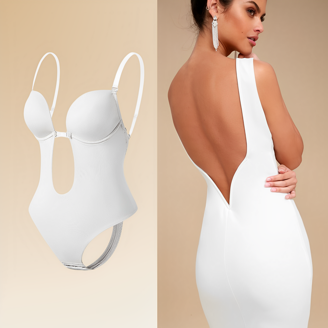 Seamless Backless Bodysuit Bra