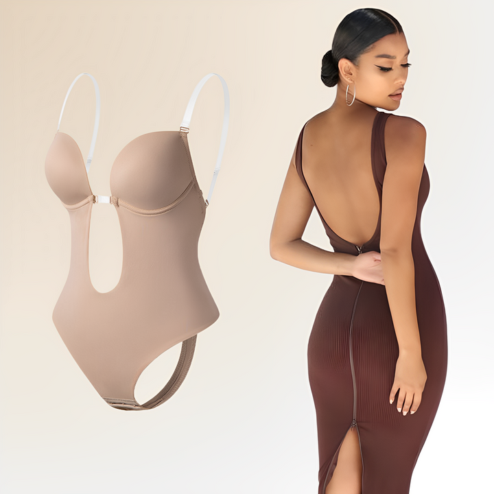 Seamless Backless Bodysuit Bra